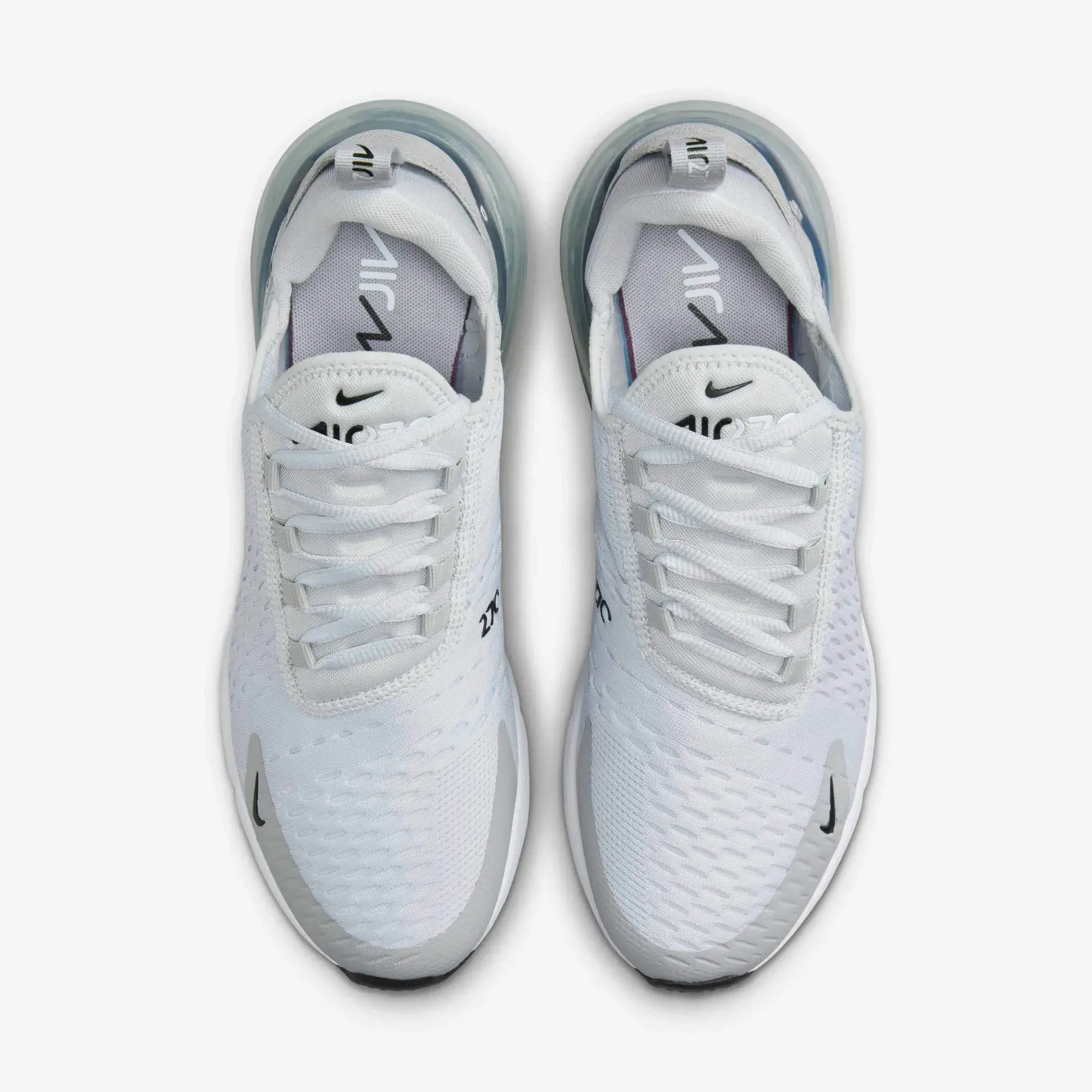 CHAUSSURE BASKET HOMME NIKE AIR MAX 270 SNEAKERS SHOES AH6789-018 WHITE GREY BLUE BLACK SIZE 42.5